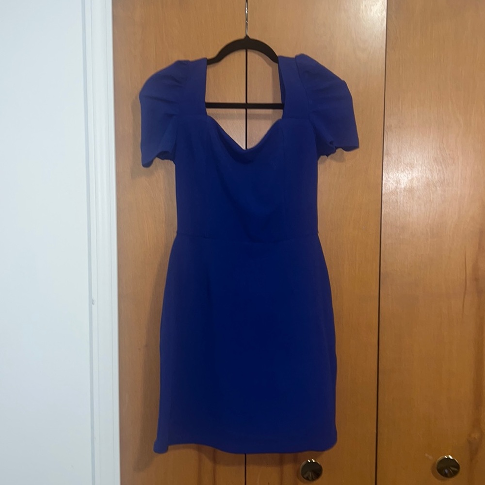Blue medium shein cocktail dress.